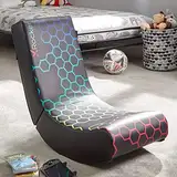 X Rocker Video Rocker Bodensessel für Kinder - Neo Hex Design