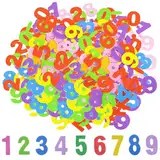Barlone 260 Stück Moosgummi Nummer Selbstklebend 0-9, Schaumstoff Aufkleber für Kinder Bunt, Fördert Kreativität & Feinmotorik, Ideal für Scrapbooking, DIY, Schulprojekte, Lernspiele