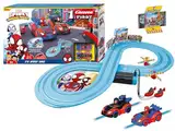 Carrera - 20063049 - Carrera First I Spidey Web Spinners Rennbahn-Set I Auto für Rennbahn | Rennbahnen und lizensierte Slotcars | bis zu 2 Spieler | Für Kinder ab 3 Jahren & Erwachsene