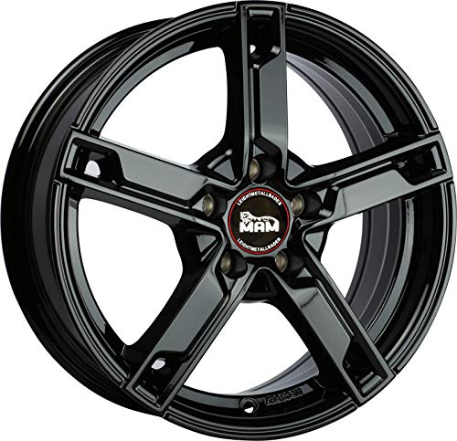 MAMW4 7JX17 4/100 ET35 63.4 BLACK PAINTED Alufelgen