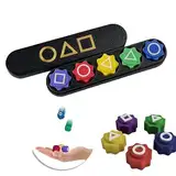 NireHoris Traditionelles Korean Gonggi Spiel,Gonggi Korean Game, Gonggi Jack Koreanisches Stones Spiel Set – 5 robuste Steine – Hand-Auge-Koordinationstraining für Kinder & Erwachsene