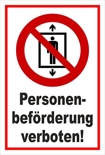 Aufkleber – Personen-beförderung - 15x10cm – S00355-057-B 20 Var
