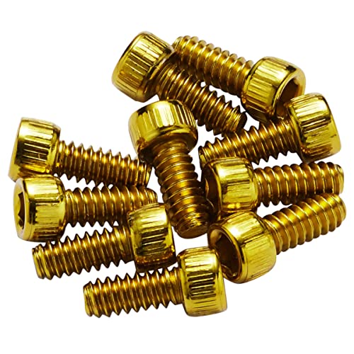 Reverse Escape Pro + Black One Pedal Stahl Pin Set US goldfarben