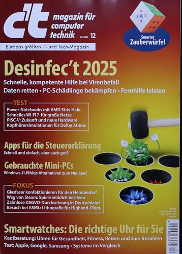 CT MAGAZIN 12/2025 "Desinfect 2025"