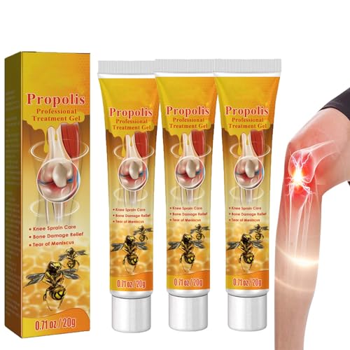 Bienengiftsalbe,Bee Cream Bienengiftsalbe,Bee Venom Joint Relief Gel,3pcs Rückenschmerzen Relief Gel,Beruhigt Muskelschmerzen,Beruhigend, Schmerzlinderung, Nackenschmerzen Relief & Schulterschmerzen