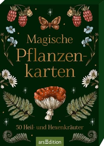 Magische Pflanzenkarten: 50 Heil- und Hexenkräuter | Zauberwissen und Kräuterkunde in schöner Kartenbox