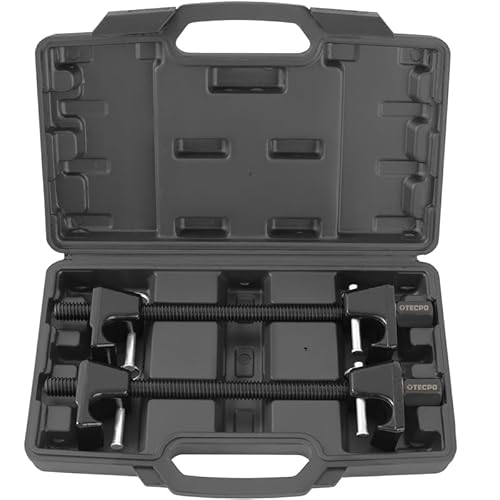 TECPO 300135 Federspanner Satz Universal Tuning Federbein Spannen Tieferlegung Set für Vorderachse und Hinterachse