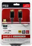 Speedlink Shield-3 HDMI Kabel für PlayStation PS3/PS4 (Unterstützt 4K Auflösung in 3D, 60 Fps, 2160p, HDMI 2.0, Ethernet, 3m)