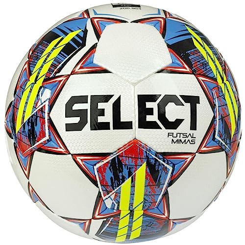 Select Futsal Mimas FIFA Basic Ball Mimas WHT-Blue, Unisex Footballs, White, 4 EU