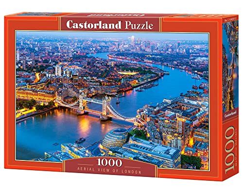 Castorland C-104291-2 Aerial View of London, 1000 Teile Puzzle, Bunt