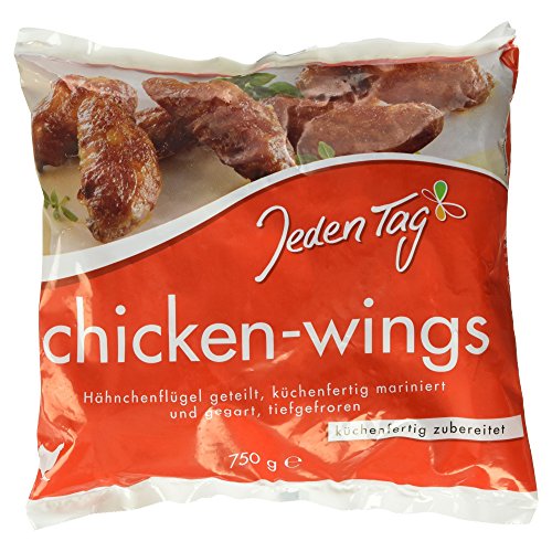 Jeden Tag Chicken Wings Hähnchenflügel mariniert, 750 g (Tiefgefroren)