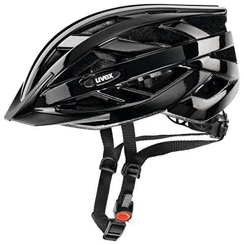 uvex i-vo - leichter Allround-Helm für Damen und Herren - individuelle Größenanpassung - erweiterbar mit LED-Licht - black - 56-60 cm