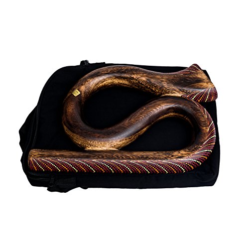 Didgeridoo S förmig Rund Reise Travel Musik Didgebox Tasche Spirale (DS3)