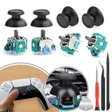 4 Stück Analoge Joystick Kompatibel mit Play Station 5 PS5 Kontroller Analog Thumbstick 3D-Joystick Reparatur Kit Ersatz