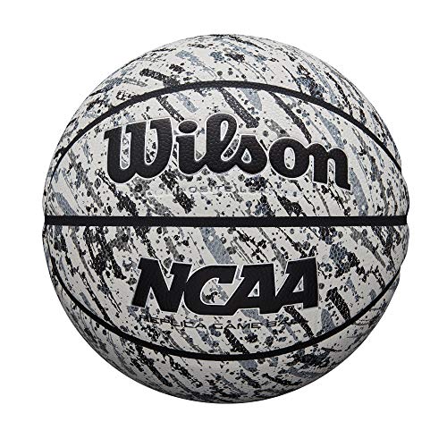 Wilson NCAA Replica Splatter Basketball – Größe 17,8–74,9 cm, Schwarz/Weiß