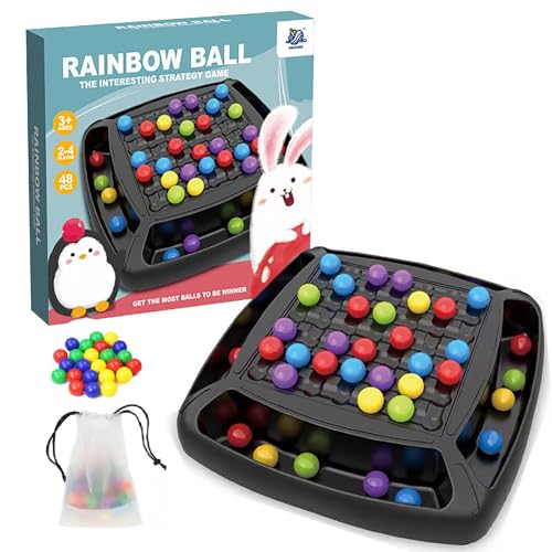 Elimination Brettspiel, Rainbow Ball Elimination Brettspiel Logisches Denken Pädagogisches Interaktives Matching Spielspielzeug Für Kindereltern (1pcs)