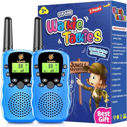 Tesoyzii Spielzeug Junge 3 4 5 6 7 8 Jahre, Walkie Talkie Kinder Geschenk Junge 3-12 Jahre Ostergeschenke Kinder Outdoor Spielzeug Funkgeräte Kinder Spielzeug ab 3-12 Jahre Jungen Spiel ab 3-12 Jahre