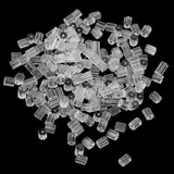 200 Stk Ohrstecker Verschluss,Ohrring Verschluss,Ohrringe Verschlüsse Hinten,Silikon Ohrring Stopper Ohrringverschlüsse,Klar Hypoallergen Ohrring Stopper,Ersatz Ohrringverschlüsse,für Hakenohrringe