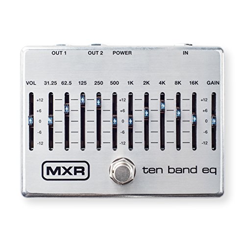 MXR M108S Ten Band EQ Pedal, Silber