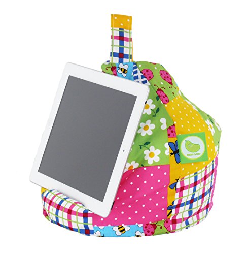 iPad, eReader & Book Mini Sitzsack von Bean Lazy passt für alle Tablets und eReaders - Patchwork