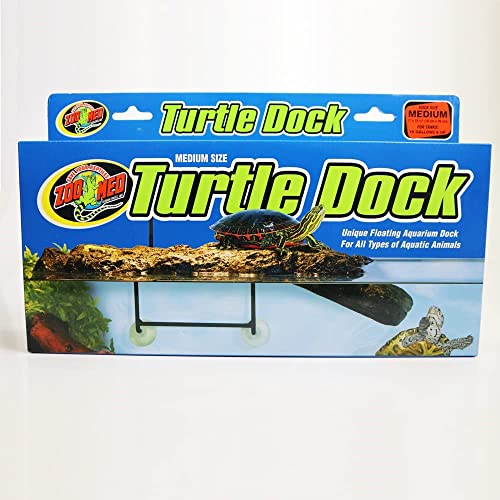 Zoo Med TD-20 eTurtle Dock MED Sonnenplatz für Wasserschildkröten - passt sich automatisch an den Wasserstand an, Medium