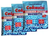 6 x Cekasin Gardinen-Spezial Waschmittel Konzentrat 125g, Aufheller, Waschpulver