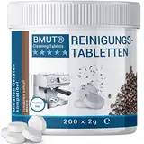 200x 2g Reinigungstabletten für Kaffeevollautomaten, Kapselmaschinen & Kaffeemaschinen – hocheffektive Reinigungstabs für alle Hersteller