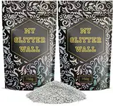 MyGlitterWall Glitzer für Dispersionsfarbe, 300 g, Glitzer für Wandfarbe zum mischen, Glitter Farbzusatz - perfekt für innen und außen