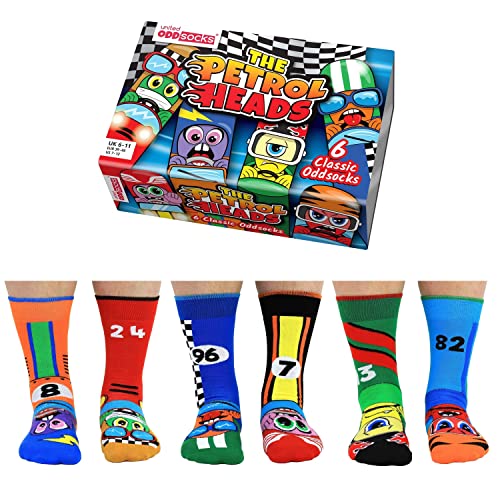 Petrol Heads Rennfahrer Oddsocks Socken in 39-46 im 6er Set - Strumpf