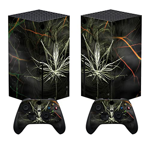 PlayVital Skin Stickers für Xbox Series X,Vinyl-Skins Aufkleber Schutzfolie Design Folie Stickers Zubehör für Xbox Series X Konsole Controller-illusorisches Blatt