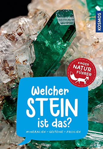 Welcher Stein ist das? Kindernaturführer: 85 Mineralien, Gesteine, Fossilien. Richtig Bestimmen, Spaß in der Natur, die Welt der Mineralien und Gesteine entdecken.