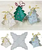 Weihnachts-Süßigkeiten-Box aus Metall, Stanzschablonen, Stanzschablonen, DIY, Scrapbooking, Album, dekorative Prägepapier-Stanzformen, Festivalkarten