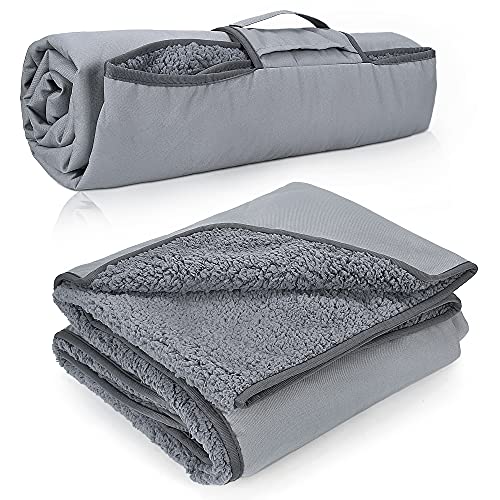 Kato Tirrinia Camping Decke wasserdichte, Outdoor Decke Hüttenschlafen Reisedecke Sanddichte Warm Picknickdecke Fleece Matte für Camping, Reise, Strände, Hunde und Heimnutzung 150 x 200 cm