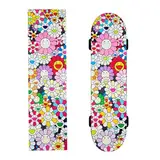 duoyif Skateboard Griffband, Skateboard Griptape, Grip-Tapes Für Skateboards Longboard Scooter Roller - Griptape Blase Freies, Rutschfest, Verschleißfest Wasserdicht (Sonnenblume, 84x23cm)