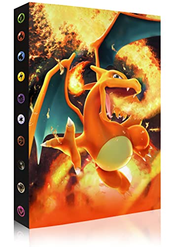 Sammelalbum for Pokemon, hält 240 Karten-30 Seiten, Kartenhalter Album, Sammelkartenalben, Kinder Karten Halter, Buch Ordner Speicher Organizer für Jungen Mädchen (Stil 1)