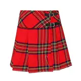 Tartanista Damen Mini-Kilt-Rock 42 cm (16,5") Länge Royal Stewart 54