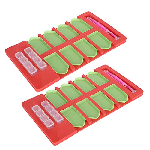Andere Künstlerbedarfsartikel mit Aufbewahrungsbox für 8 Tabletts. Spaßiger und Einfacher DIY-Basteln-Maltablett-Organizer in Mehreren Farben