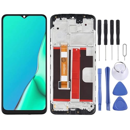 Smartphone LCD -Display TFT LCD -Bildschirm für für Oppo A5 (2020) CPH1931 CPH1959 CPH1933 CPH1935 CPH1943 Digitizer Vollbaugruppe mit Rahmen