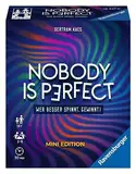 Ravensburger 26847 - Nobody is Perfect Mini Edition - Kommunikatives Kartenspiel für die ganze Familie, Spiel für Erwachsene und Jugendliche ab 14 Jahren, für 2-4 Spieler