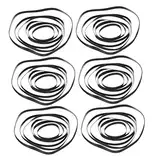 LIFKICH Kassettenriemen 4 Mm Quadratische Riemen Für Kassettenspieler Ersatzriemen Für Kassettenbandgeräte Antriebsriemen Für Rekorder Aus Gummi Für Reparatur Und Wartung