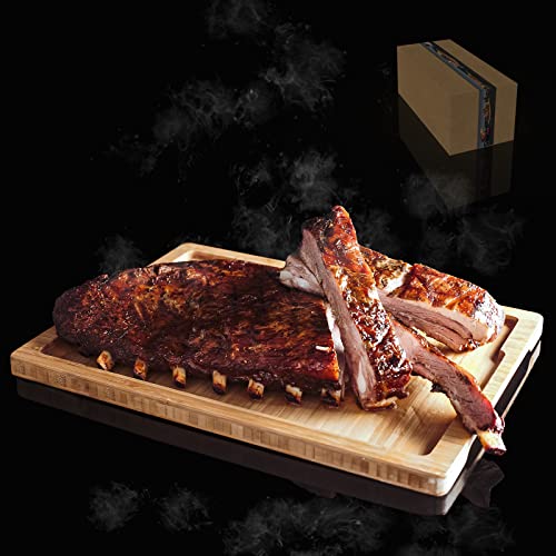 AUMAERK Fleischmanufaktur – Spareribs im St. Louis Cut "Rocco Rib" Bauchrippen vom Schwein I Schweinefleisch perfekt gereift, veredelt & vorgegart