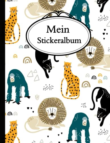 Mein Stickeralbum: stickeralbum leer | stickerheft jungs |aufkleber kinder | stickerheft leer | stickeralbum kinder leer.