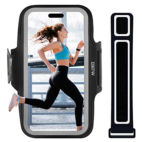 EOTW Sportarmband Handy Universal - Handytasche Joggen Armtasche Kompatibel mit iPhone 15/14/13/12 Pro Max Galaxy S24/S23+/S22/S21 FE Handy Armband Joggen für Running (6,2"~6,7")