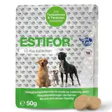 NutriLabs Estifor® Tabletten für Hunde 10 Stk. - Tabletten für Verdauung & Darm mit Bentonit, Hefeextrakten, Präbiotika - Gesundheitsprodukte für Hunde - Nahrungsergänzungsmittel Hund