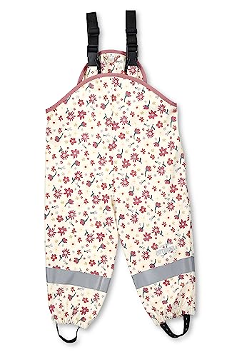 Sterntaler Mädchen Regenträgerhose Blumen, Rosa, 74 EU