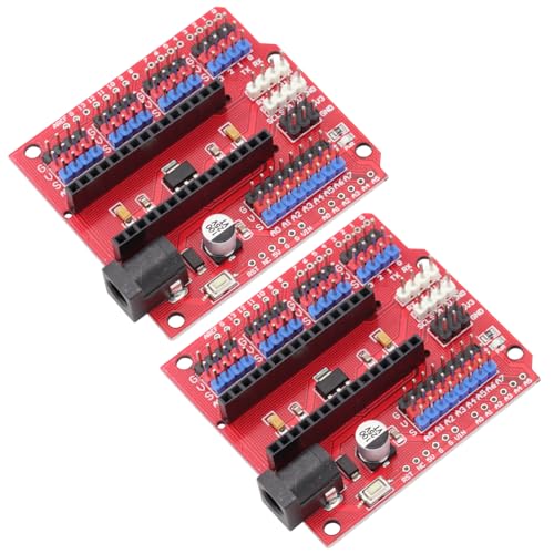 Heevhas Erweiterungs-Prototyp-Schild I/O-Erweiterungsplatine Modul für Nano v3.0 (2 Stück)