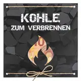 Geldgeschenk: Kohle zum Verbrennen - Lustiges Geschenk - Geld verschenken zum Geburtstag, Hochzeit, Einzug … - für Frauen und Männer - Nix gewünscht, Finanzspritze, Mäuse, Schotter… (Kohle)