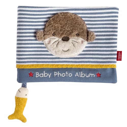 Fehn Fotoalbum Otter – Entdecken, Forschen, Fühlen: Mit dem Stoff-Fotoalbum spielerisch Gesichter merken und Namen lernen, für Babys und Kleinkinder ab 0+ Monaten