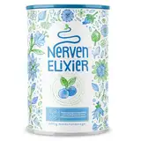 Nerven-Elixier - Melatonin, Magnesium, B-Vitamine & Aminosäuren für natürliches Stressmanagement & Entspannung am Abend - Pflanzliche Mischung mit Blaubeer-Geschmack - 400g Pulver von Alpha Foods