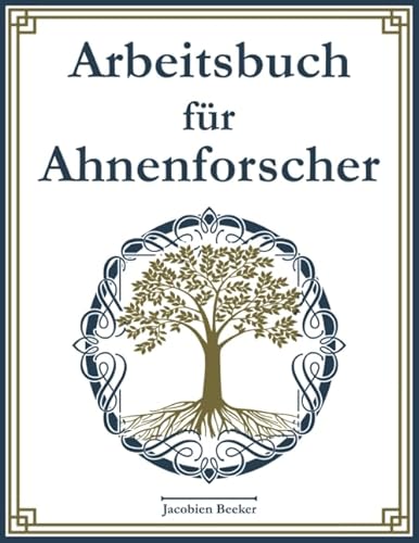 Arbeitsbuch für Ahnenforscher: 127 Datenblätter für Vorfahren, Namensindex, Ahnentafel für 7 Generationen, Rechercheprotokoll, To-do-Liste und viel Platz für Notizen.